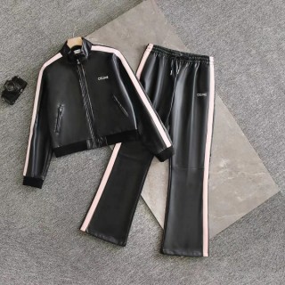 셀* 트랙 수트 레더 트레이닝 셋트 수입 최상급 (여성)