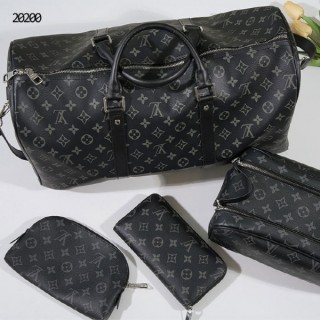 루* 키폴 50 보스턴백, 더블 지퍼 워시백, 파우치, 지퍼지갑 4셋