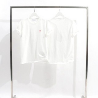 아* 스몰패치 커플 티셔츠 (남여공용)