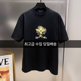 루* 골드모노 레터링 자수티셔츠