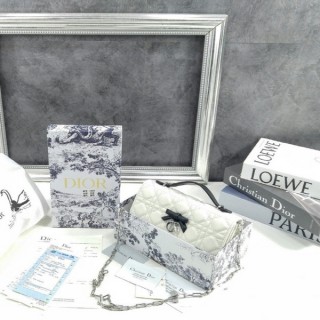 디* 마이 디* 백 미니 투 톤 라떼 & 블랙 까나쥬 램스킨 (풀박스)