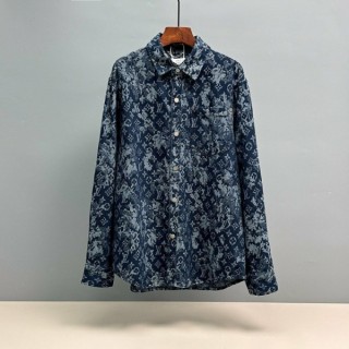 루* 모노그램 데님 자켓