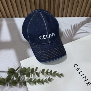 셀* 로고자수 베이스볼 캡 - 데님
