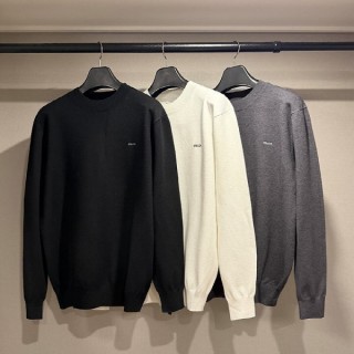 프* 레터링 로고 크루넥니트